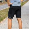Men s Padded Bike Shorts Cycling Shorts with Easy Access Pockets Quick Dry Breathable Tight Elastic Shorts Grey M