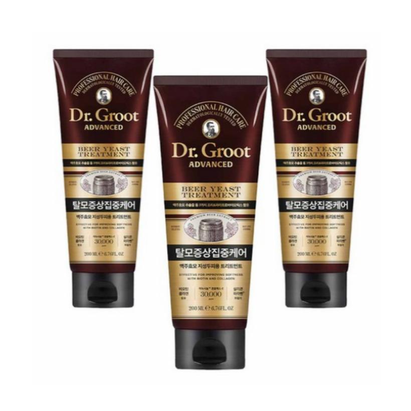 Dr.Groot Beer Yeast Hair Treatment for Hair Loss Relief 200ml 3ea Korea Beauty