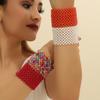 Stil Perle Geometrisch Elastisches Armband Für Frauen Handgefertigter Schmuck Mode