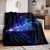1pc Galaxy Hands Blanket, Lightweight Flannel Throw Blanket for Sofa, Bed, Travel, Camping, Living Room, Office, Couch042