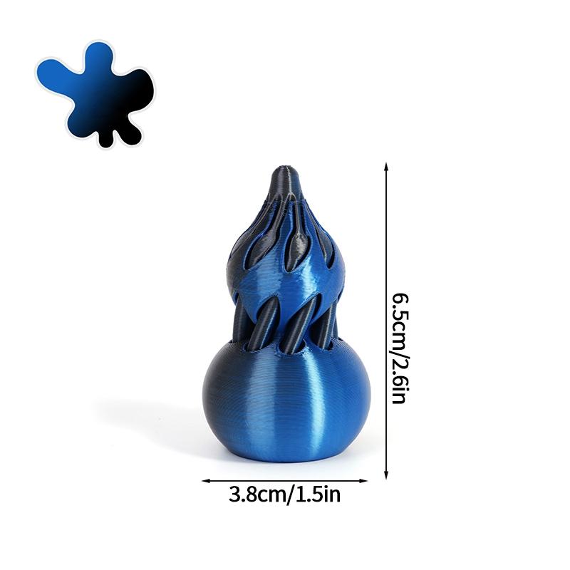 3d Printed Toys Desk Accessories Three-dimensional Pyramid Printed Spiral Cone Helix Screw Rotating Stress Relieving Spiral Cone