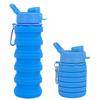 New Portable Silicone Water Bottle Retractable Folding Coffee Bottle Cups E Outdoor Travel Tools Collapsible Sport Bottles
