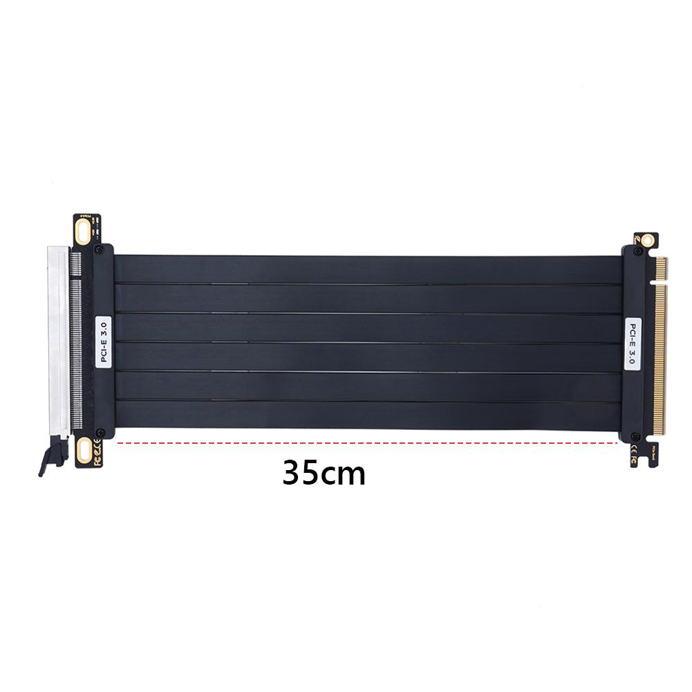 PCI-E 3.0 Riser Cable GPU Extension Cord PCIe 3.0 X16 High Speed Flexible Extender Card Graphics Card Extension Cable