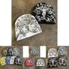 Y2k Street Fashion Knitted Hat With Thermal Acrylic Fabric For Winter And Fall Use