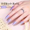 PEACECOLOR Magnetic Nail Mermaid Princess Gel Nail Color Cat Eye Magnetic Light Gift Polish, Colors, 6-Piece Set, Gel, Design, Gel, Microparticles,