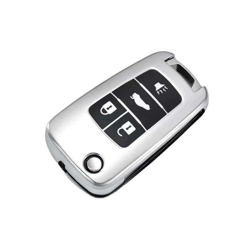 TPU Shell For Chevrolet Cruze Aveo Trax Sail Malibu Captiva Opel Vauxhall Astra J Corsa Insignia Mokka Car Flip Key Case Cover