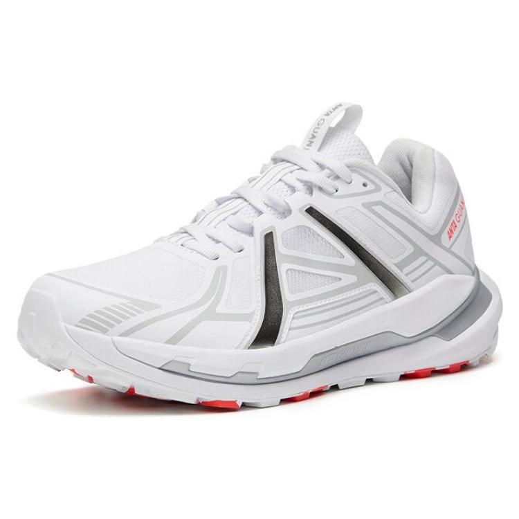 New Anta Cushioning Anti Slip And Wear Resistant Low Top Running Shoes Men's White Gray 112315660A-1