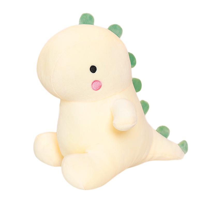 2030Cm Ultra Soft Dinosaur Doll Plush Toy Sitting Down Cotton Dino Cartoon Cute Animal Plushie Evil Corns Red Black Gift