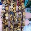 8mm Natural Agate Crystal Heart Beads for Jewelry Making