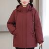 Plus Size XL-6XL Middle Age Women's Down Jackets Winter Parkas Elegant Loose Thick Warm Down Coats Woman Outerwears