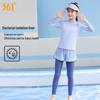 361° Girls' Long Sleeve Split Sun Protection Swimsuit