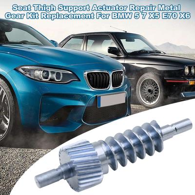 Sostituzione del kit ingranaggi in metallo per riparazione attuatore supporto coscia sedile per BMW 5 7 X5 E70 X6
