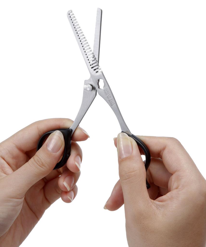 GREEN BELL Master Craftsmanship Green Bell Stainless Steel Thinning Scissors Shaggy Scissors & G-5013