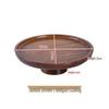 Retro Wooden High-Footed Dessert & Fruit Tray