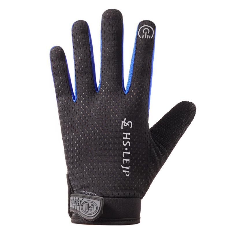 Cycling Gloves All Fingers for Men and Women Breathable Sunscreen Touch Screen Outdoor Frisbee Sports Non Slip Fitness Summer Gloves