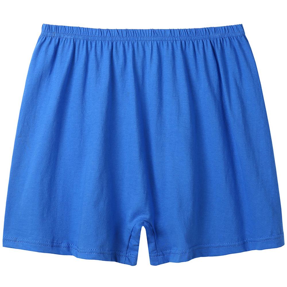 Pánské boxerky Jednobarevné klasické bavlněné spodní prádlo Pohodlné prodyšné rohové kalhoty