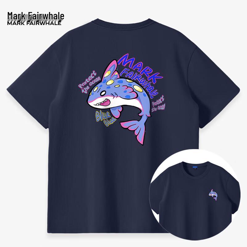 Mark Fairwhale Men s PMK Graffiti Whale Heavy Cotton T-Shirt 4XL