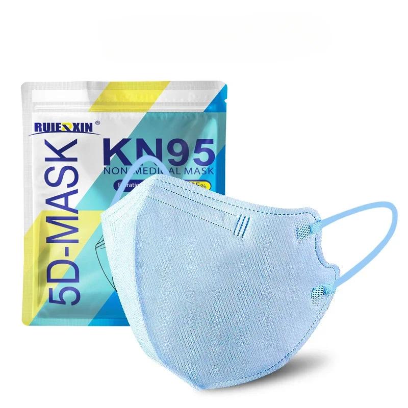 Adult face masks 3D internet celebrity 4-layer KN95 protective Japanese disposable dustproof 2-layer meltblown fabric mascarilla