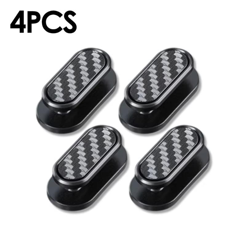 Auto Invisible Small Hook Carbon Fiber Self-Adhesive Dashboard Wall Hook USB Cable Headphone Keys Storage Car Interior Organizer