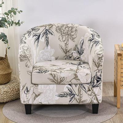 Unifarbener All-Inclusive-Sessel-Sofaüberwurf mit Kissen