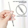 3Pcs Stainless Steel Massage Pen Set, Double-Headed Acupressure Tool for Face Neck Body, Ergonomic Portable Self-Care Kit