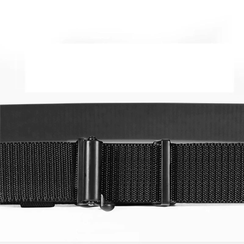 Casual Men's Nylon Belt Woven Canvas Breathable Automatic Buckle Belt For Men Outdoor Sports Strap Fashion Jeans Belt