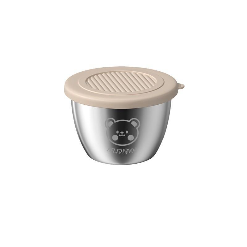 304 Stainless Steel Mini Dipping Sauce Bowl - Korean Style for Soy Sauce, Vinegar, Ketchup, and BBQ
