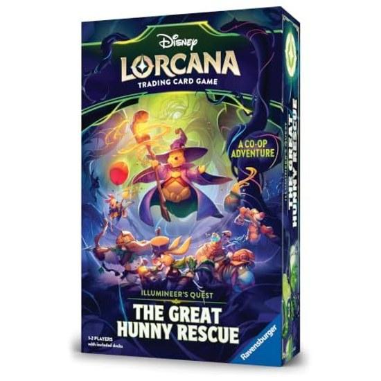 Ravensburger Disney Lorcana TCG Illuminas Quest Great Honey Rescue Cooperative Adventure Against Giant Vine Scenario Deck + 2 Player Decks Solo Play 8