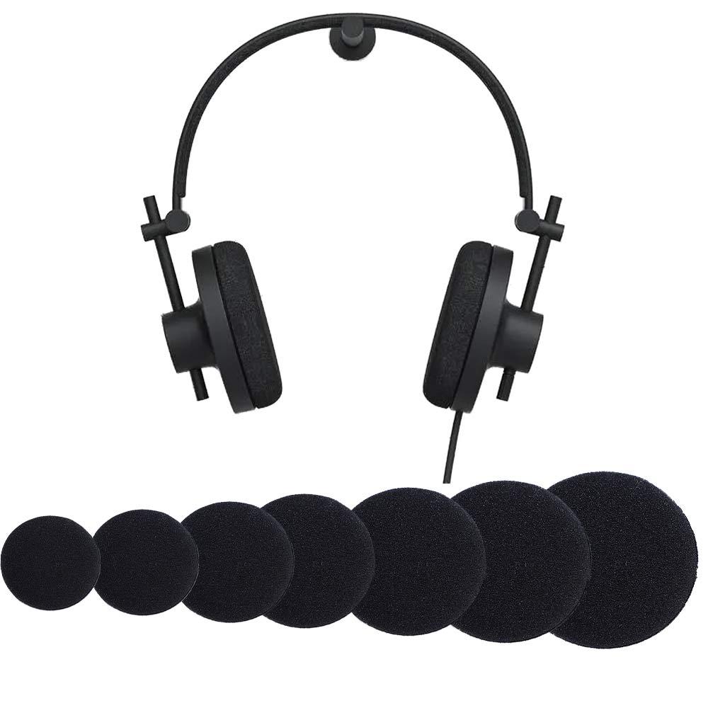 65mm Sponge Covers Soft Headset Cap Earplugs Cap Foam Ear Pads Headphone Foam Pad Ear Pad Sponge