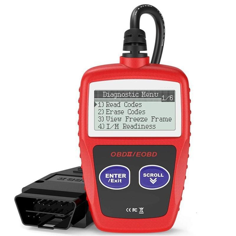 Automatic Scanner For Car Clearing Fault Code Reader OBD2 Check Engine Battery Tester Diagnostic Instrument Multi Languages MS309 OBD2 Scanner