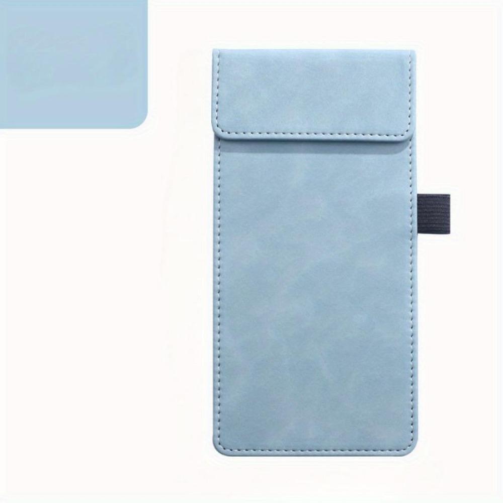1PC Colorful A6 Bill Clip --PU Writing Pad Signature Plate Hotel Restaurant Commercial Menu Clip Conference Folder