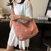 Embroidered Nylon Bag Messenger Bag Women's New Niche Design Sense Large Capacity Commuter Shoulder Bag Tote Bag