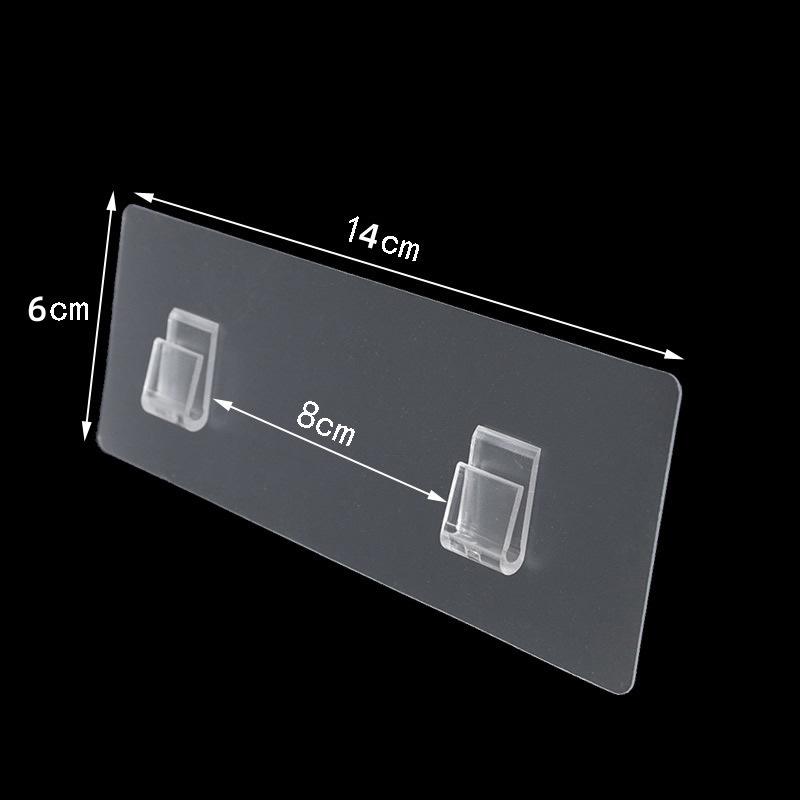 Traceless U-Shaped Wall-Mounted Hook with Strong Adhesive