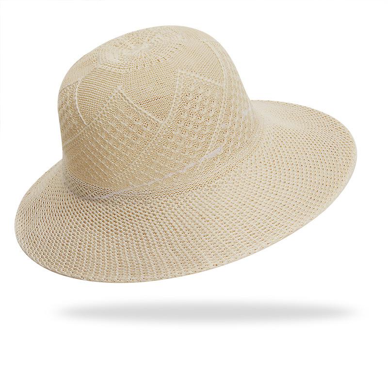 Women's Versatile Sun Protection Straw Hat, Summer 2026 Fashion, Wide Brim for Outdoor and Street Wear