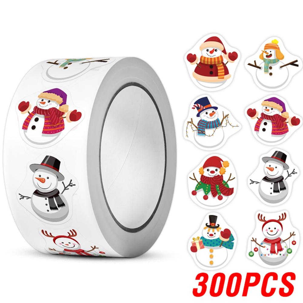 100-500Pcs High-Quality Heterotypic High-Quality Christmas High-Quality Themed High-Quality Snowmans High-Quality Stickers High-Quality 8