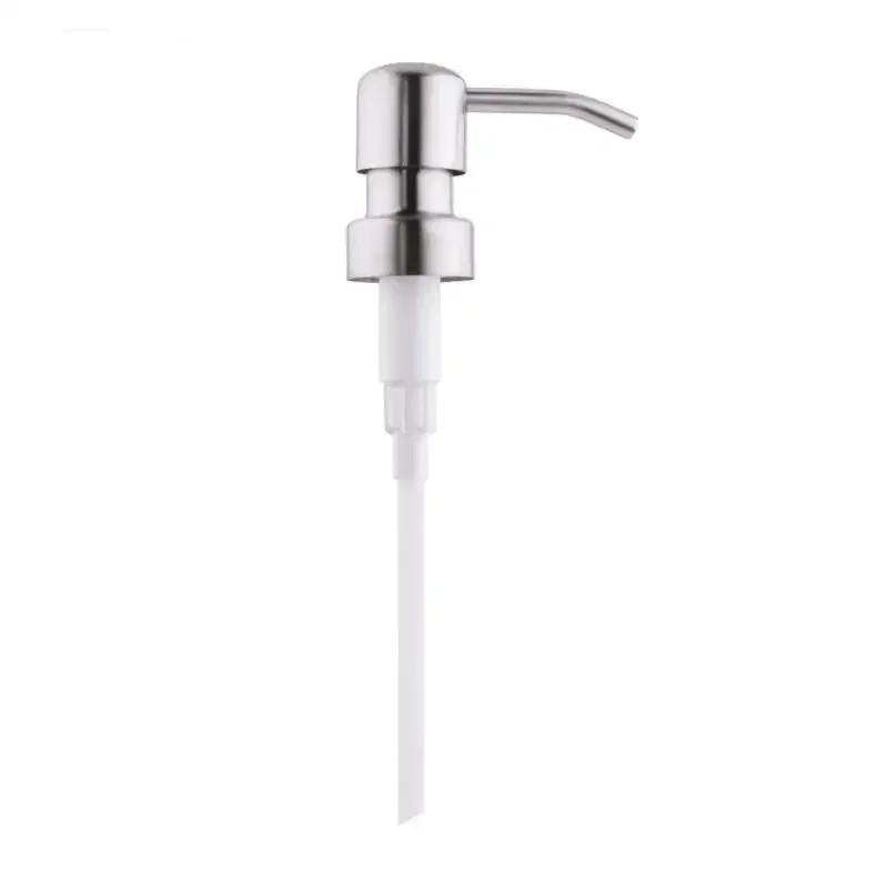 

Metal DIY Soap Pump Liquid Lotion Dispenser Replacement Head Jar Tube 28/400 Thread Standard Pump Cap Cap Liquid Soap Dispenser серебряный