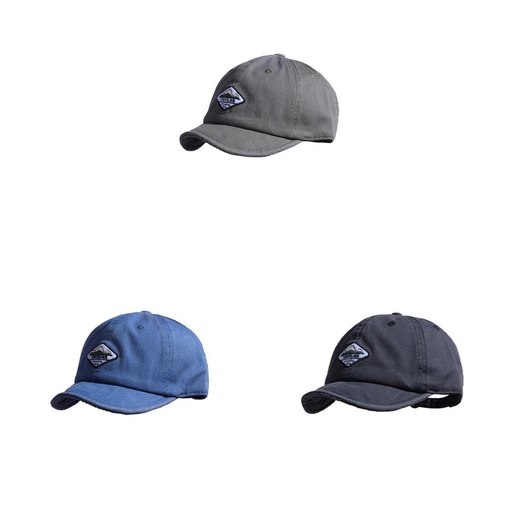 Mountain And Forest Print Baseball Cap With Breathable Cotton Material For Sun Protection