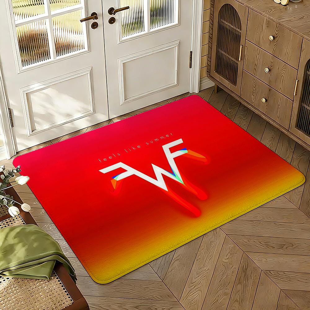 Rivers Cuomo Floor Mat Soft Thickened Absorbent Non-Slip Bedroom Living Room Door Mat Home Decor Flannel Rugs