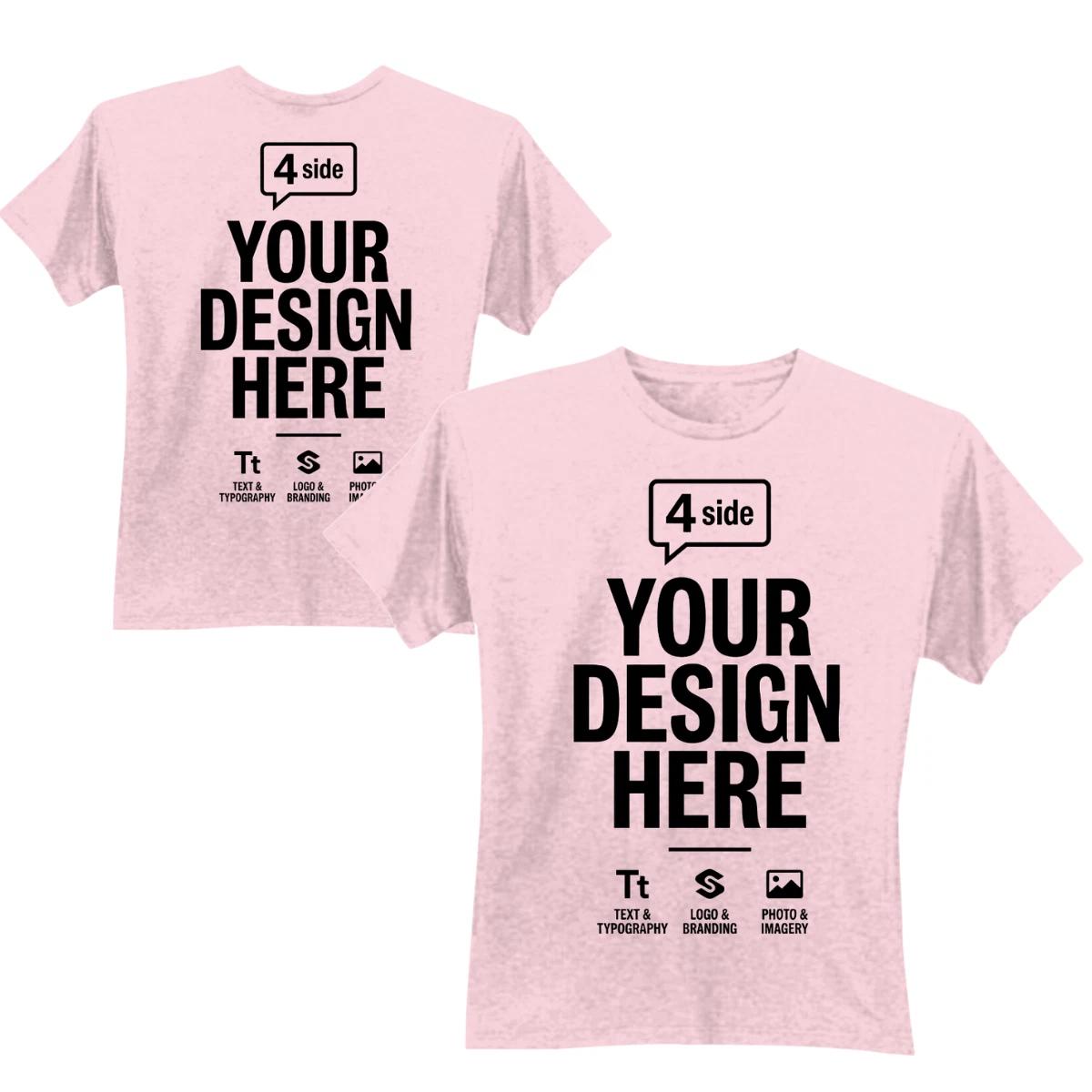 Personalised Tee Add Your Own Text Photo Design Mens Womens T Shirt 8 M