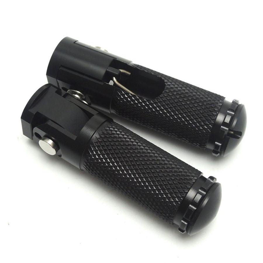 Universal Pair CNC Aluminum Motorcycle Folding Rearsets Rear Set Footrest Footpe