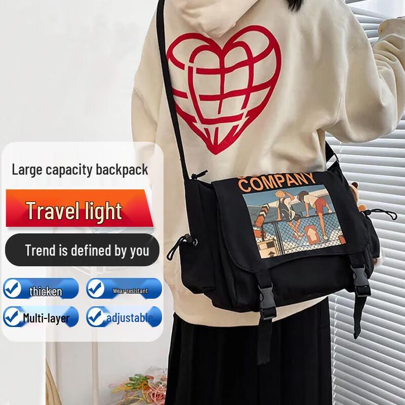 Carriage Casual Unisex Multi-functional Sling  Crossbody Bag