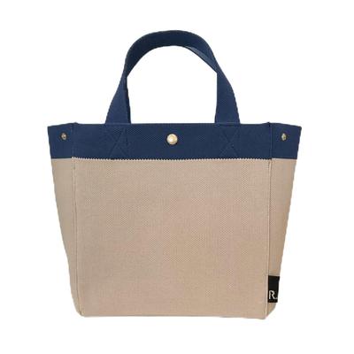 1144 Mini Tote Bag Sub Bag Lunch Bag SN Square [Rootote] Ruful-A (02 Beige)