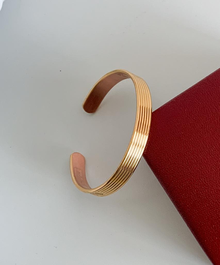 Sabona London G4 Gold Plated Regency Copper Bangle