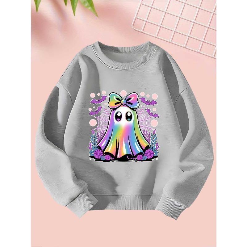 2025 8 11 Trouble Fashionable Casual Round Neck Sweatshirt for Girls In Autumn and Winter, Fashionable Sports Prints
