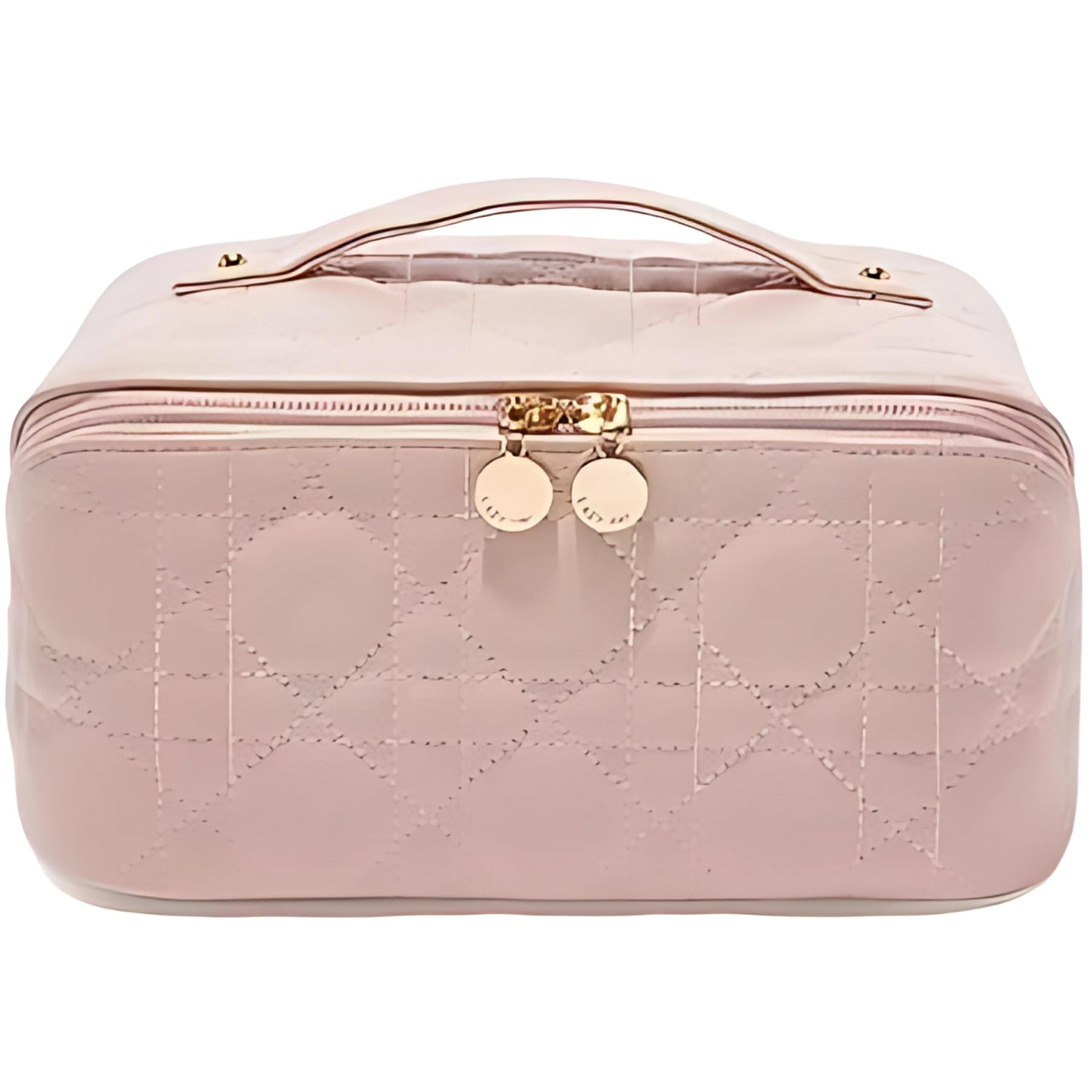 

Mellbo Makeup Large Vanity Makeup Pouch for TPU Brush Braided Waterproof PU x 11 Pink Pouch, Capacity, Travel, 180° Opening, Storage, Design, Soft,