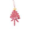 Santa Claus Christmas Lollipop Ornaments Soft Clay Christmas Hanging  Candy Cane Xmas   Gift