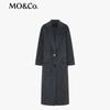MO&Co. Women's Double-faced Wool Long Coat MBE4OVC012