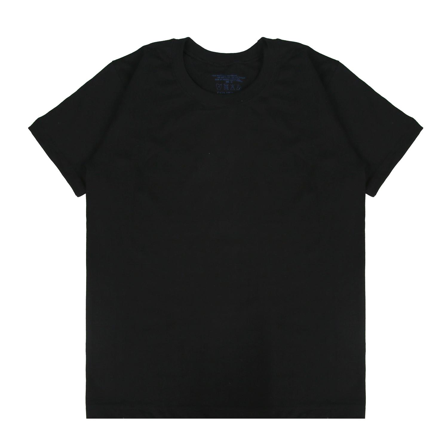 Foske Plain Black Tee Black/2Xl