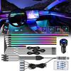 Vgetting For Tesla Model 3 Y S X Car Ambient Lights 10 In 1 Footwell Universal RGB Atmosphere Lamps USB APP Remote Cigar Lighter
