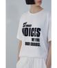 Bobeu Flopy Print Regular Fit T-Shirt_White 7156240006